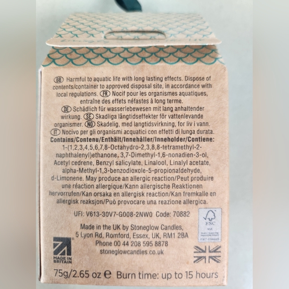 Stoneglow Frosted Woods - Mini Scented Candle (Soy Wax) **NEW - Picture 6 of 7